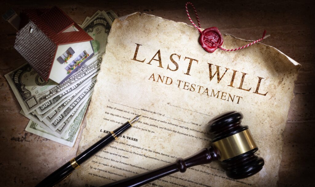 Receiving property without a will